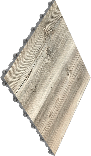 Comparisons chart showing METRIC modular flooring versus concrete coatings, including installation, cracks, chemicals, waiting time, modification, cleanliness, peeling, and portability.