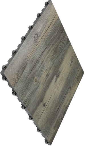 Comparisons chart showing METRIC modular flooring versus concrete coatings, including installation, cracks, chemicals, waiting time, modification, cleanliness, peeling, and portability.